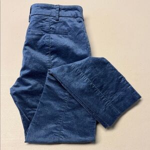 Anthropologie Essential Slim Velvet Dress Pants